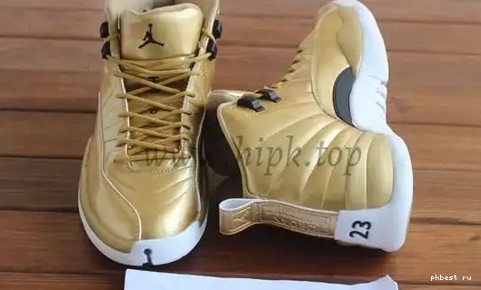 Authentic Air Gold 12 Jordan Pinnacle 0513